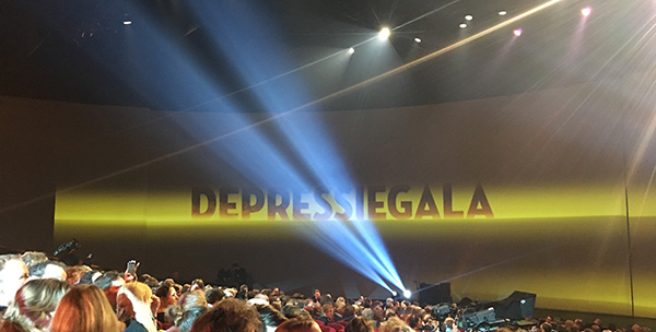 Deppdessiegala Start van de Avond